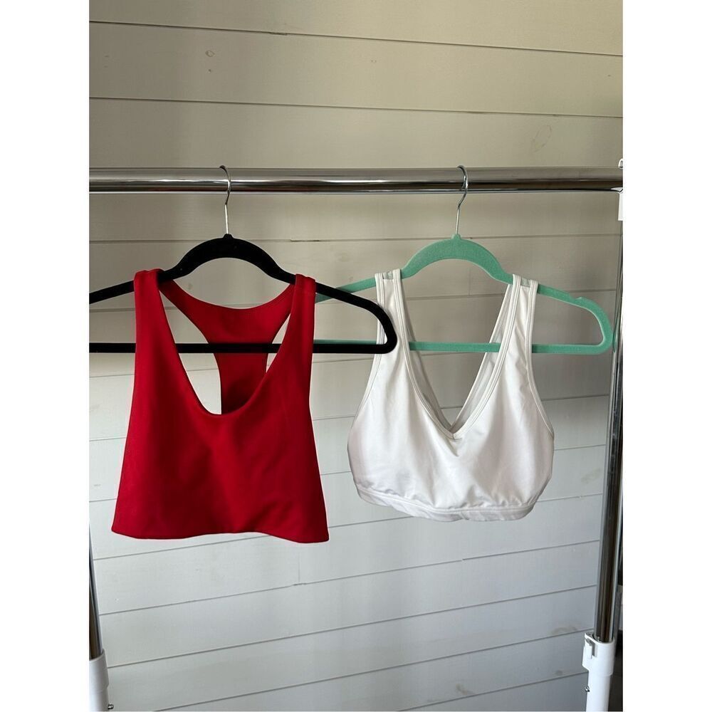 2 pack athletic yoga sports bra tops‎ sz medium